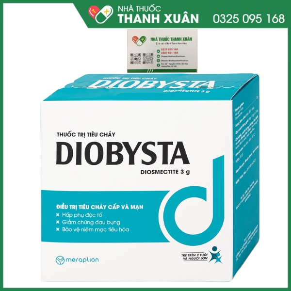 Diobysta - Điều trị tiêu chảy cấp ở trẻ em trên 2 tuổi